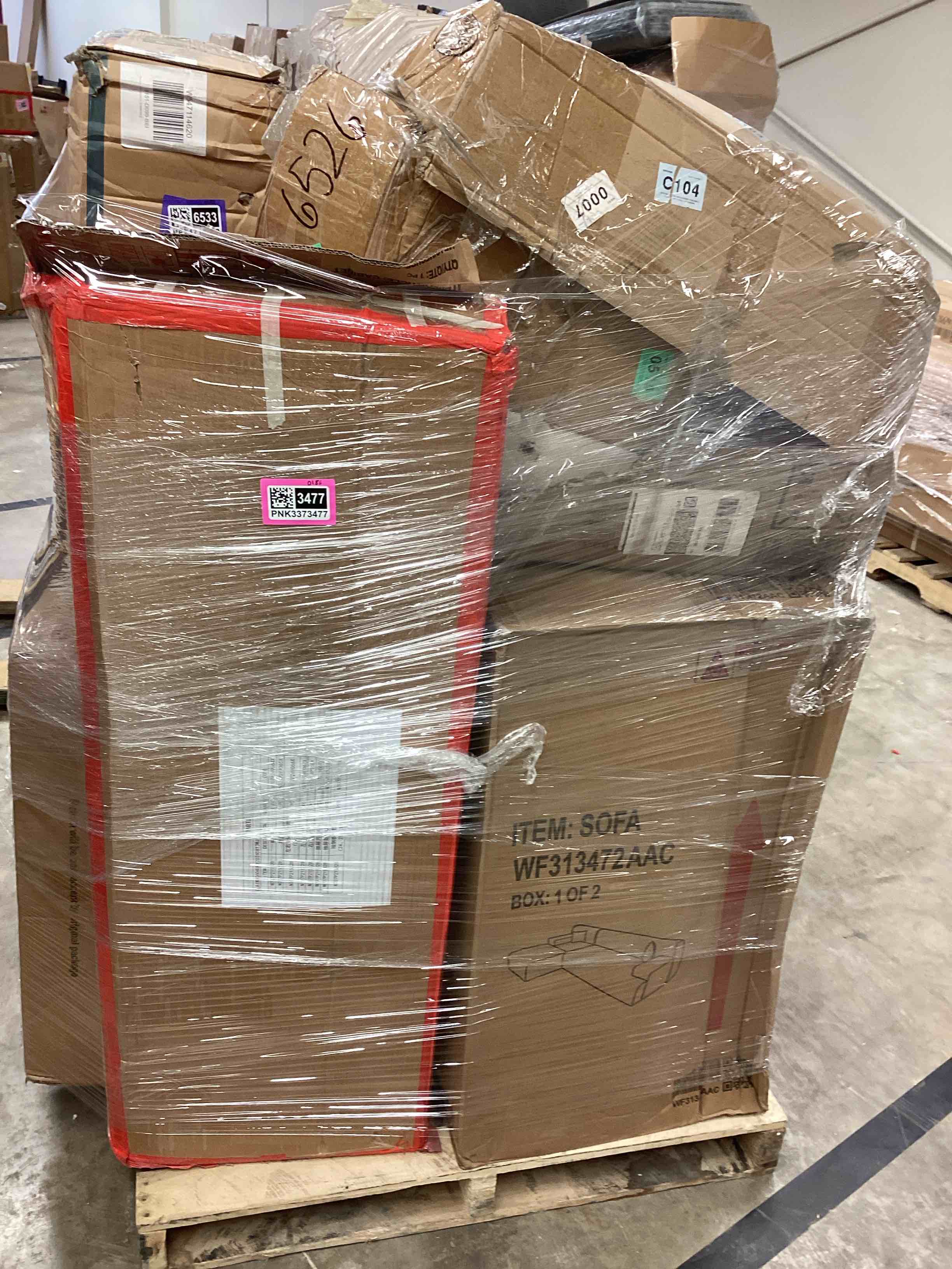 pallet of multiple Furniture