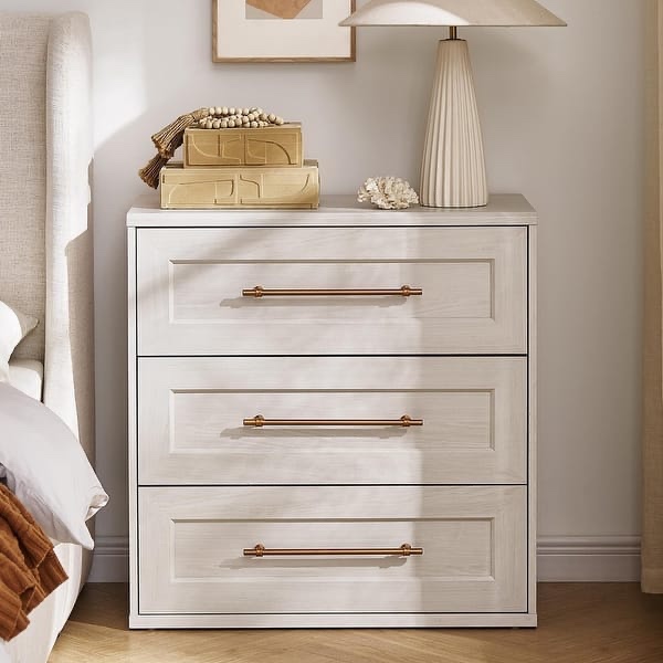 Mopio Blake 3 Drawer Dresser ( grey Cream)