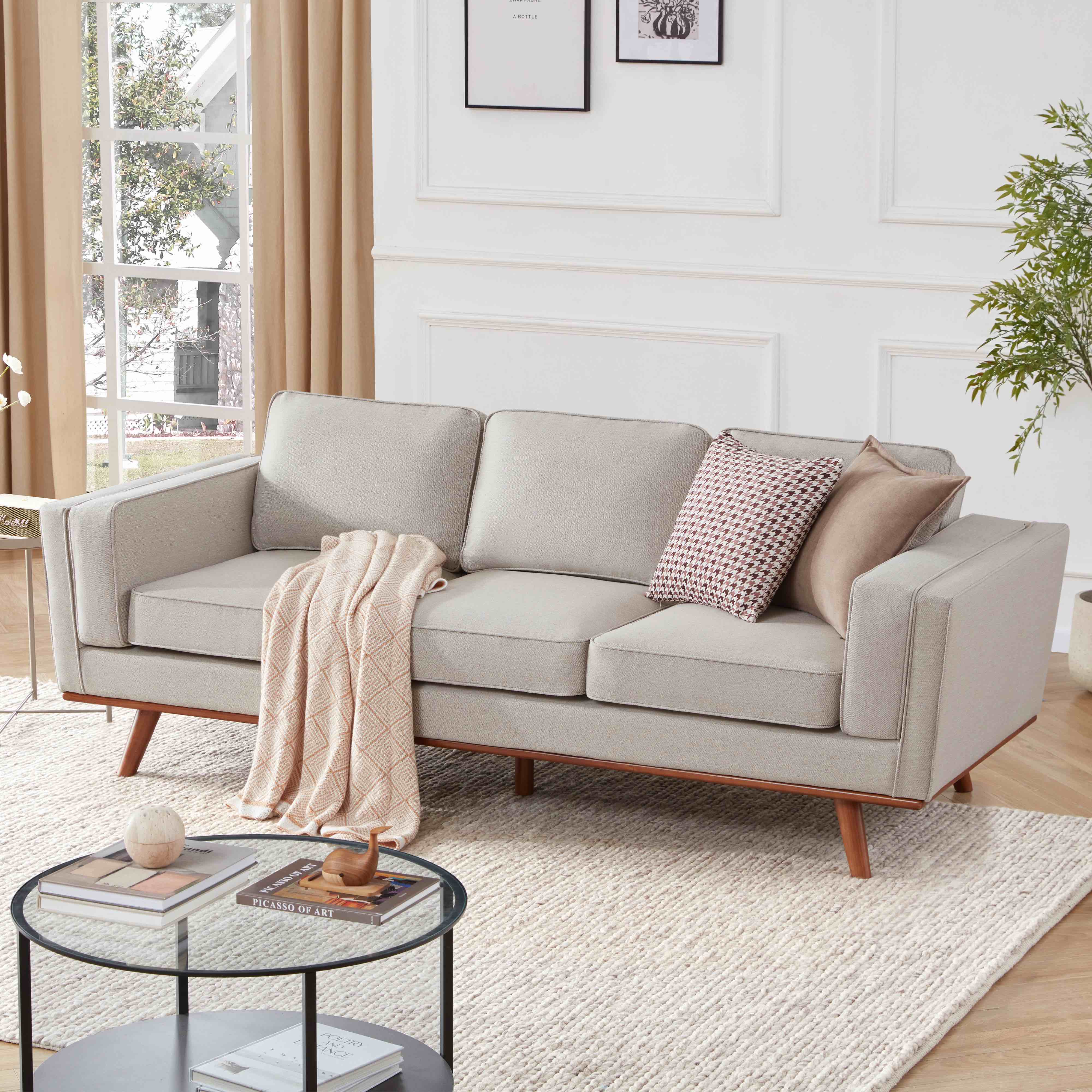 Inayat 84" Upholstered Sofa