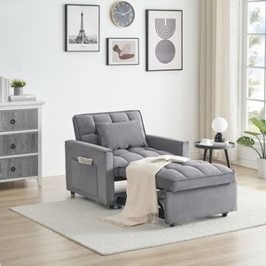 sofa bed chair 3 en 1 convertible recliner single recliner suitable 