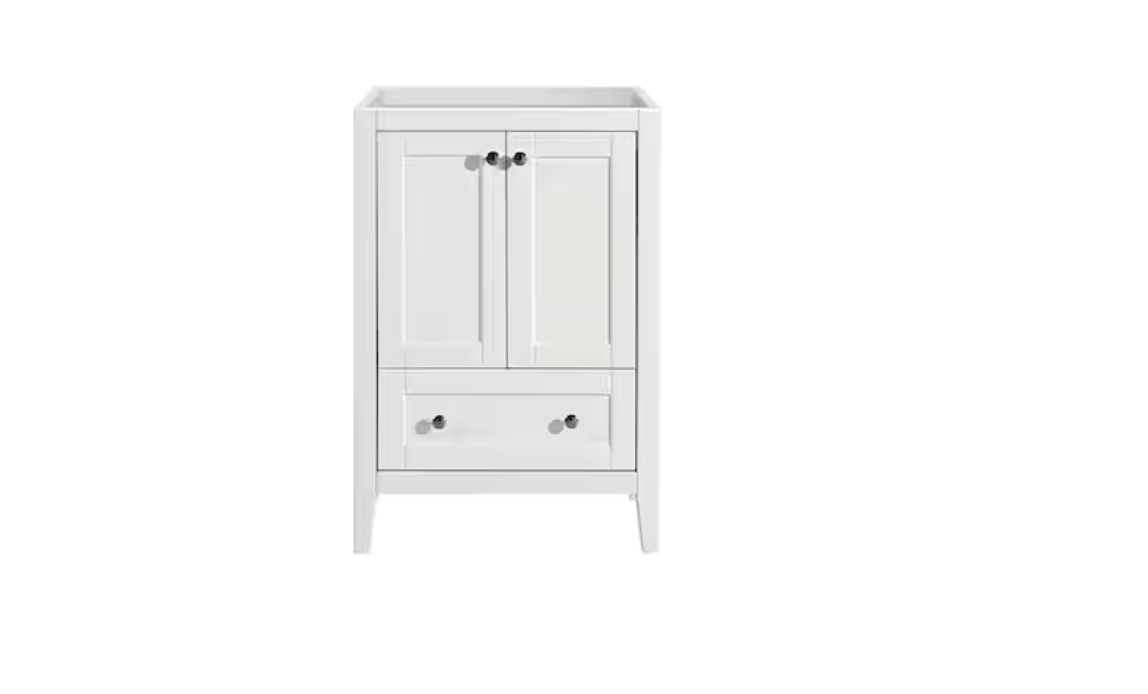 CannesmH Bath Vanity Cabinet without Top in navy blue.( without the handwasher)
