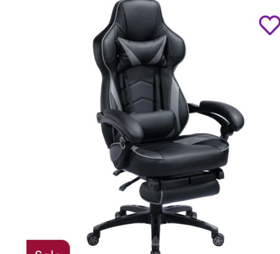 Recline Chair with Footrest - Premium Comfort Video Gaming Chair for Prolonged Gaming