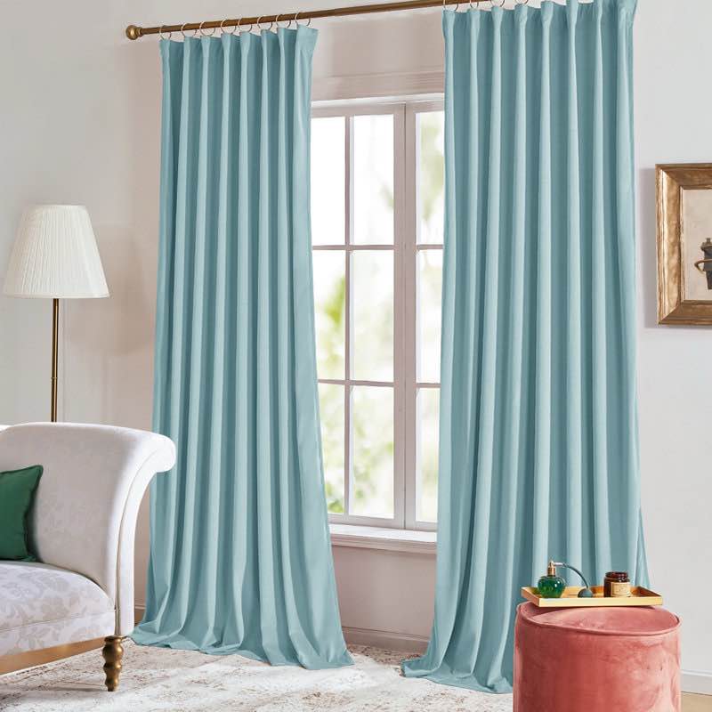 Total blackout Luxury Rod Pocket and Back Tad curtains 1 panel