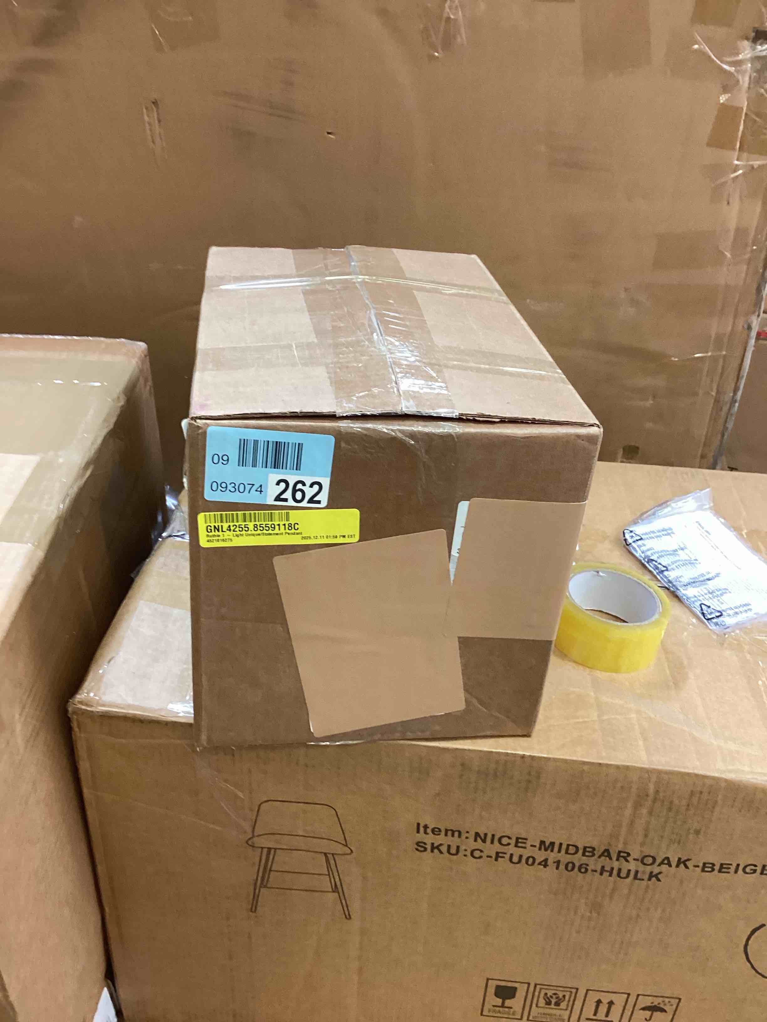 Ruthie 1 light unique statement pendant