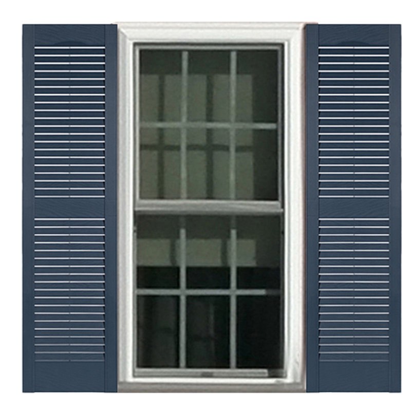 Premier louvered shutters( set of 2)Bedford blue