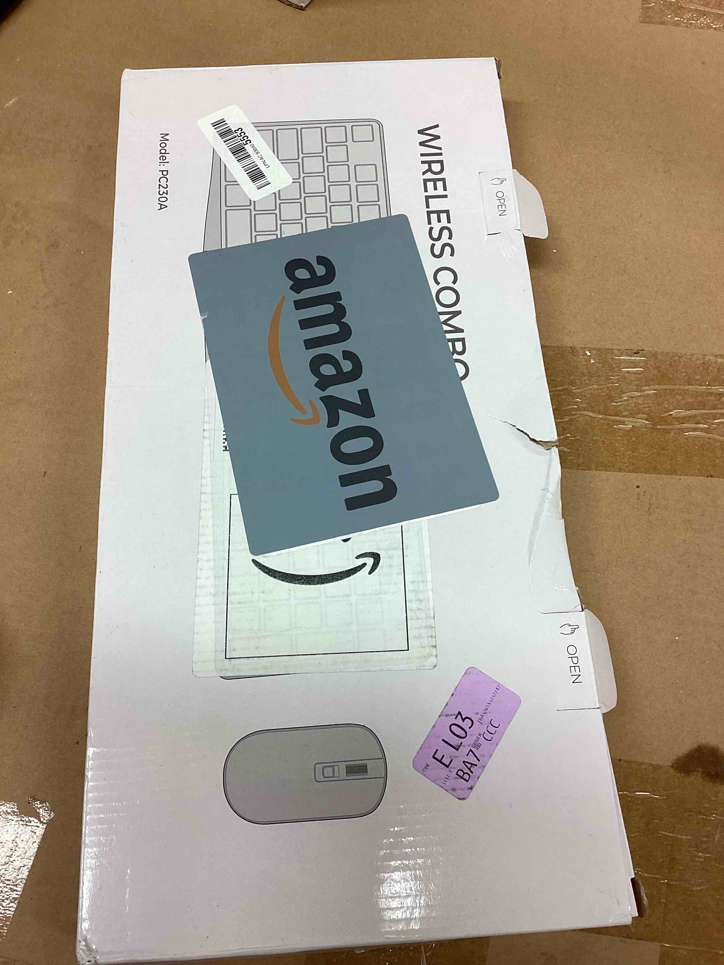 Condition photo showing Good Condition for Wireless Keyboard and Mouse Combo for Windows, 2.4G Full-Sized External Cordless Computer Keyboard Mouse Combo for Laptop PC Desktop Chrome Mac, Number Pad 1600 DPI Silent Mouse USB Receiver (Black)