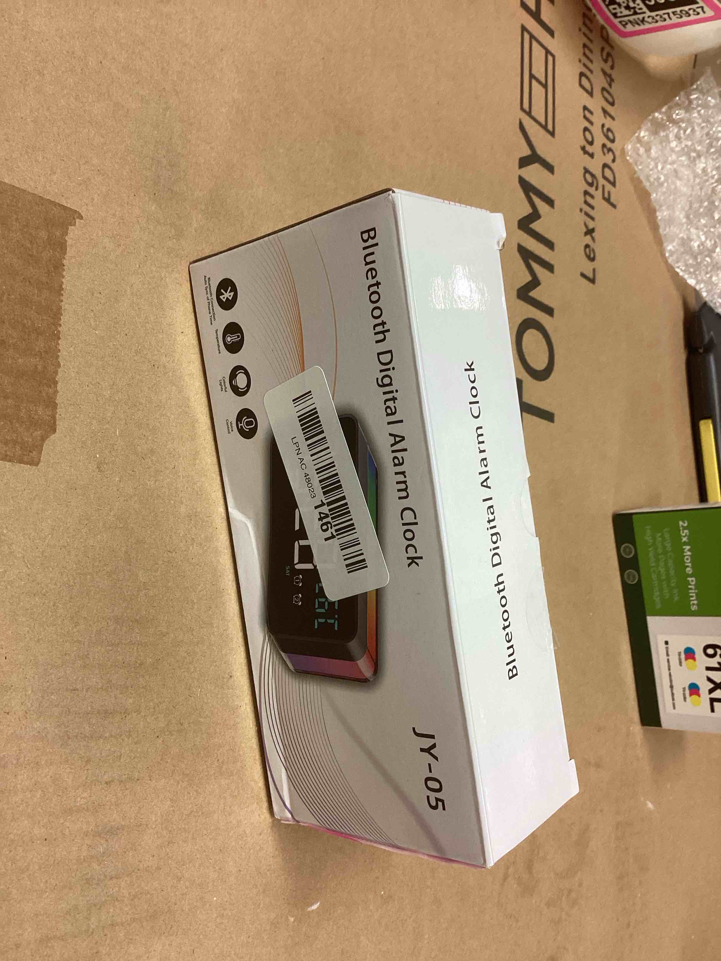 Condition photo showing Good Condition for Alarm Clock for Bedrooms,Heavy Sleepers,Desk Digital Clock with Temperature,Large Display,RGB Night Light,Dimmable Bedside Alarm Clock,Dual Alarms.Auto Sync of Phone Time