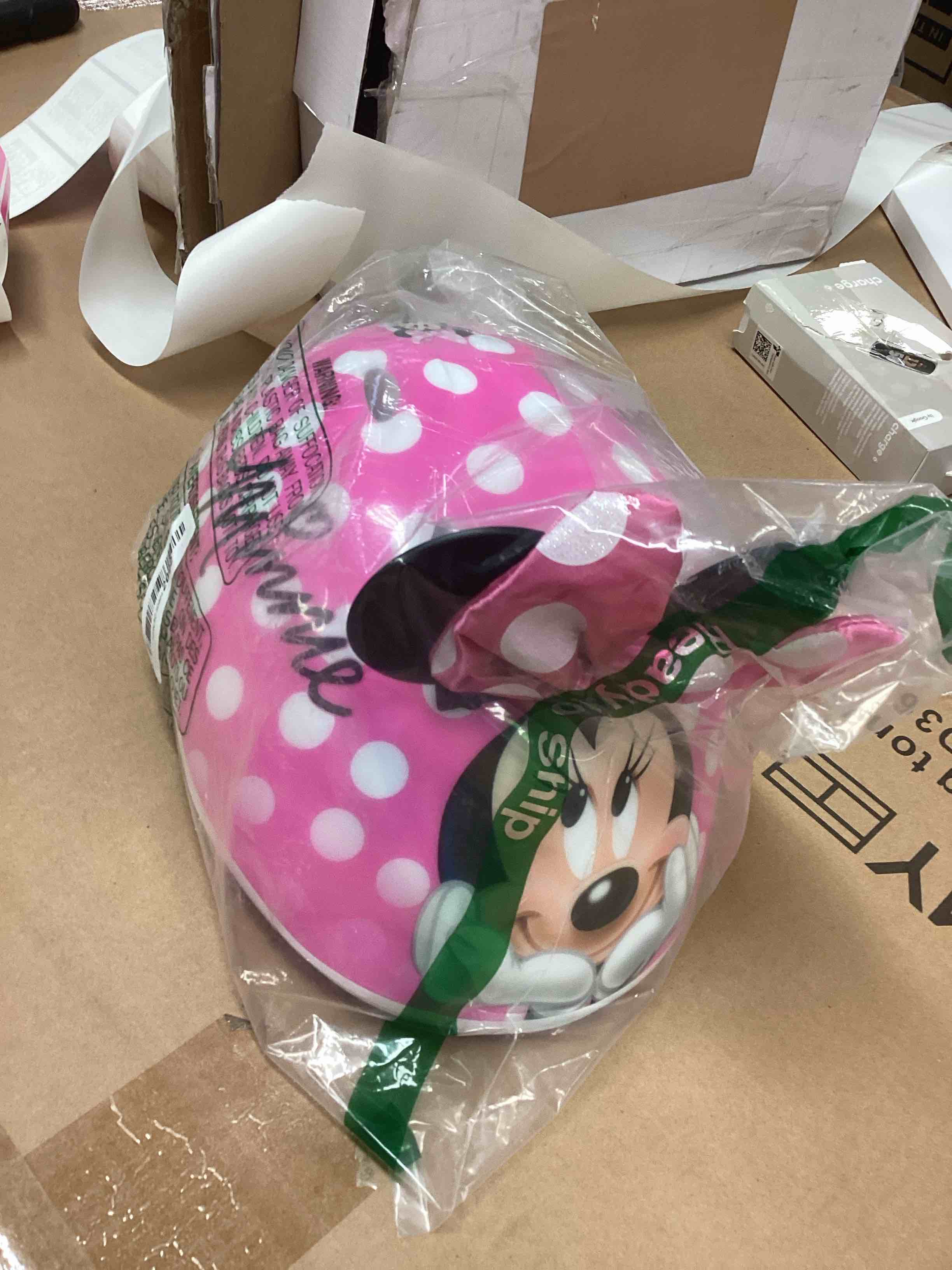 Condition photo showing Good Condition for Bell Minnie Mouse Toddler Bike Helmets 3D Minnie Me One Size