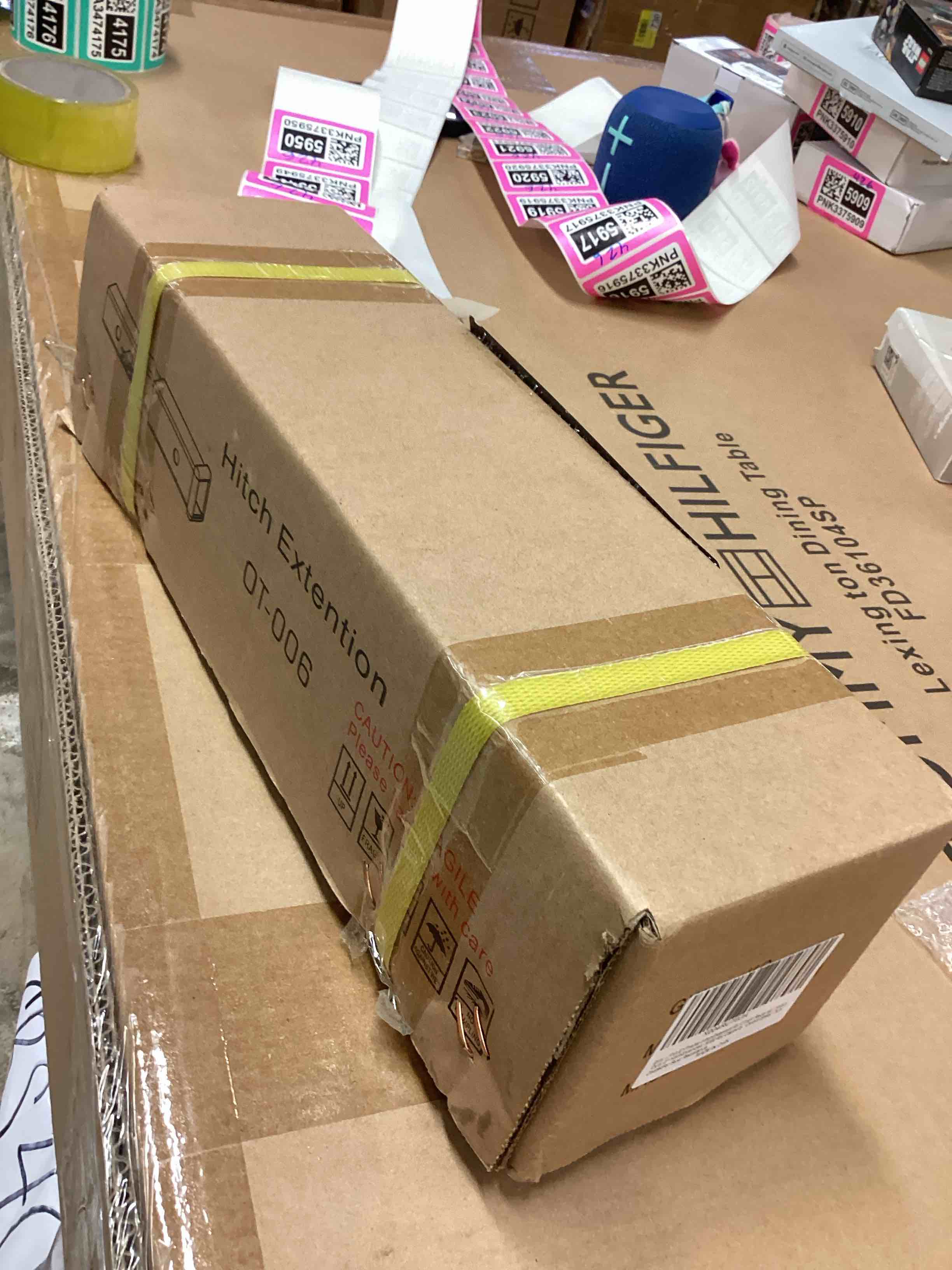 Condition photo showing As Is for Trailer Hitch Extension for 2 Inch Receiver, Heavy Duty 2" Hitch Extender, 5000 lbs Capacity, Carbon Steel, Dual Coated for Rust Resistance