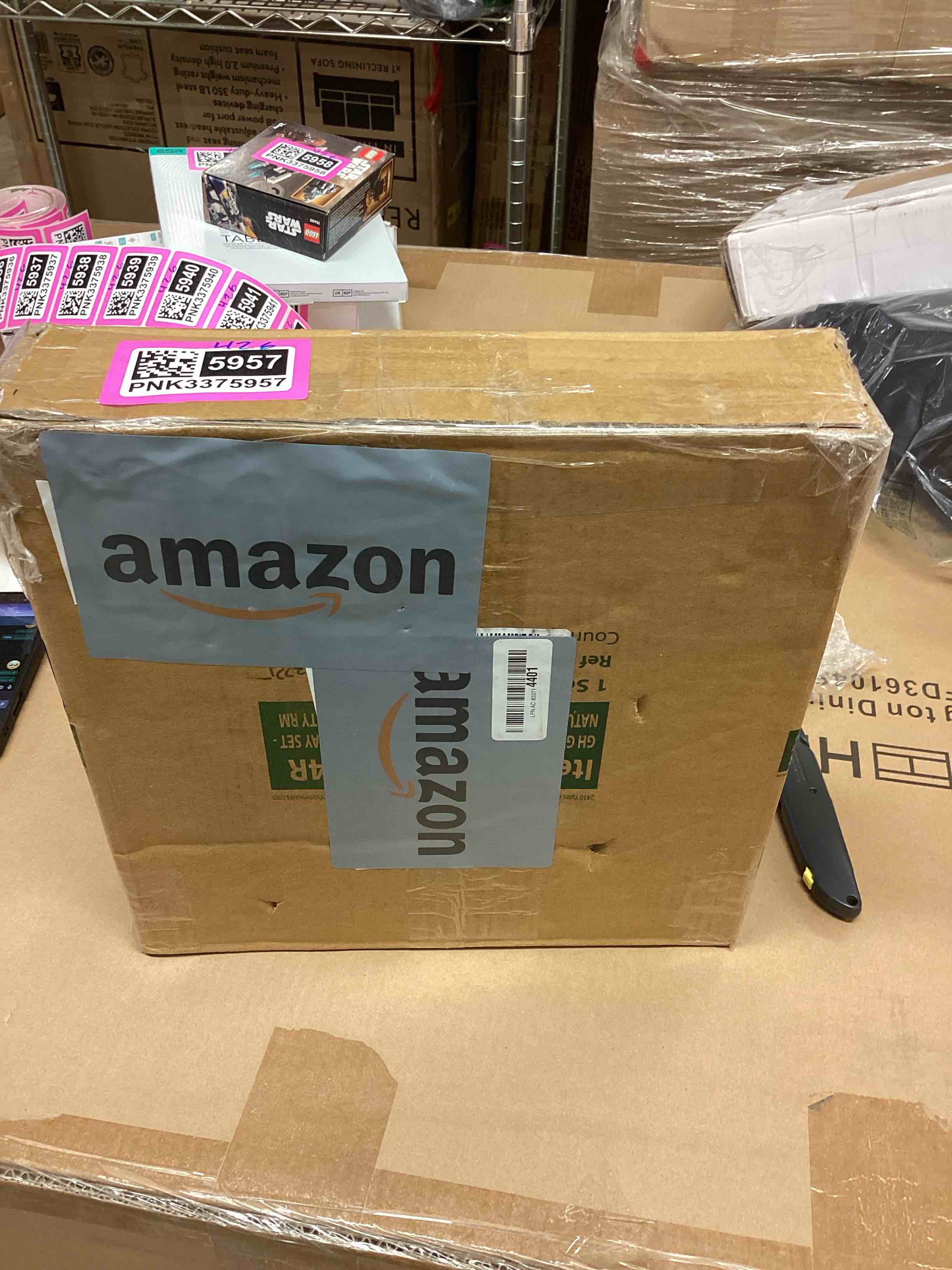 Condition photo showing Good Condition for Gibson Home Gracious Dining 2-Tier Round Acacia Wood Serving Tray – Rustic Charcuterie Board Stand with Black Iron Handle – Tiered Party Platter, Dessert Display or Lazy Susan for Entertaining Acacia Wood (Round) 2-Tier Serving Platter