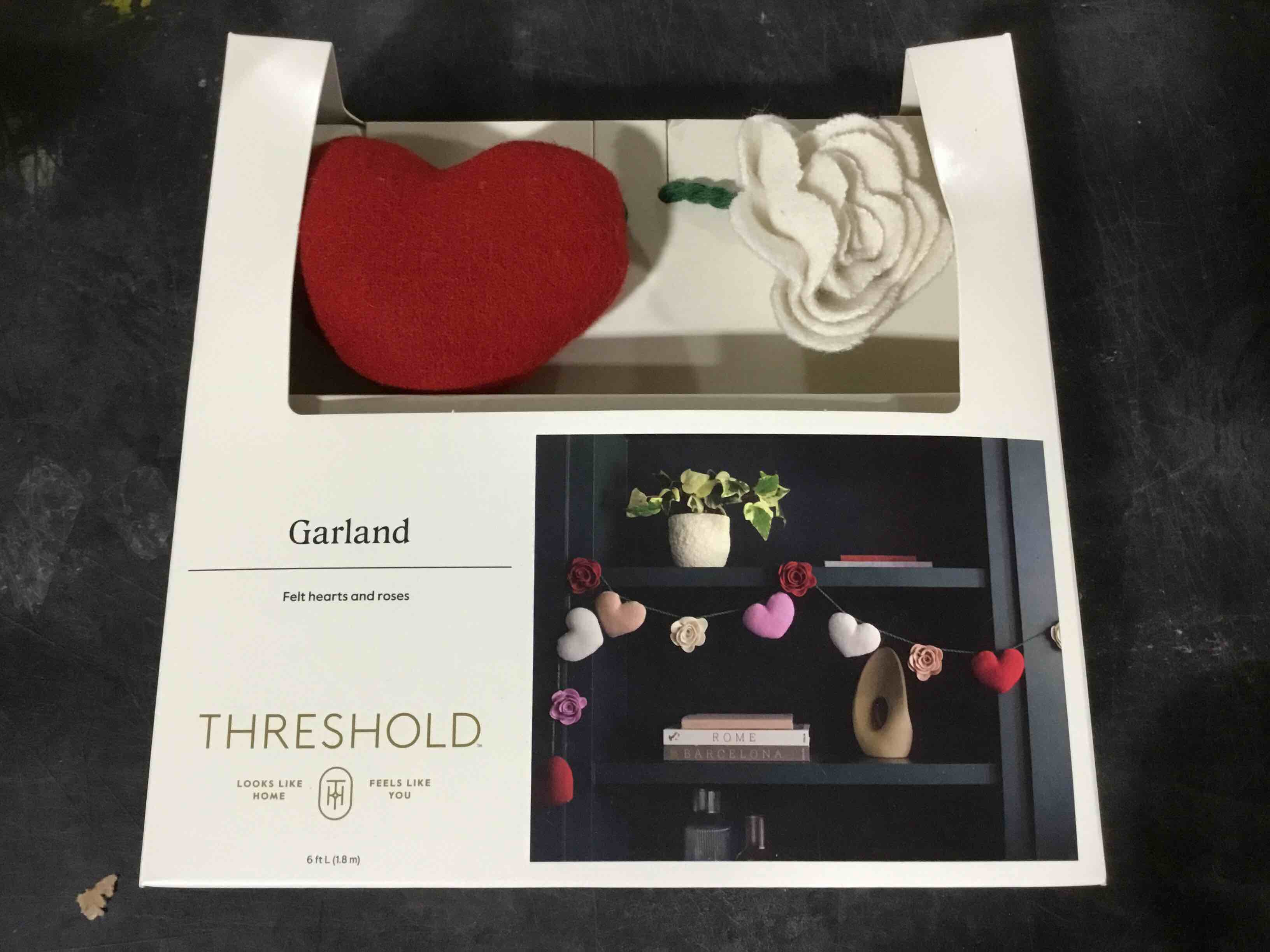 Felt Heart Valentine's Garland - Threshold™