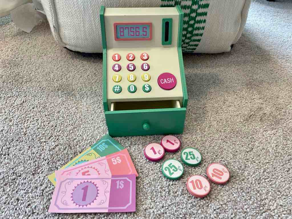 Wooden Cash Register