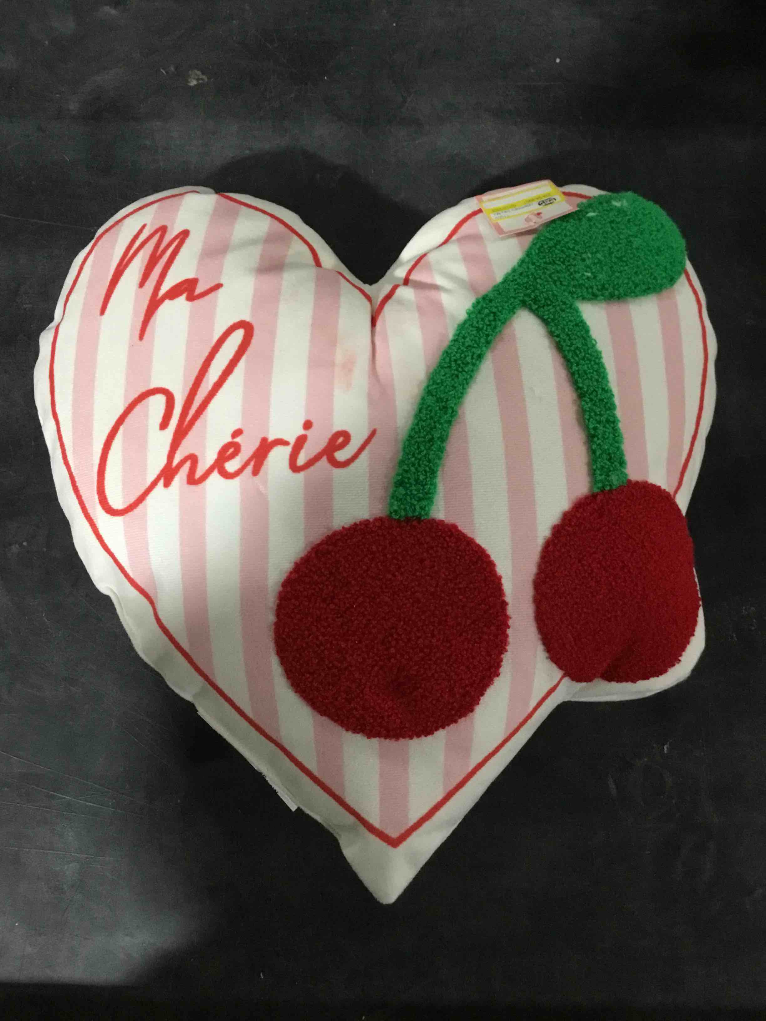 Ma Cherie Heart Pillow