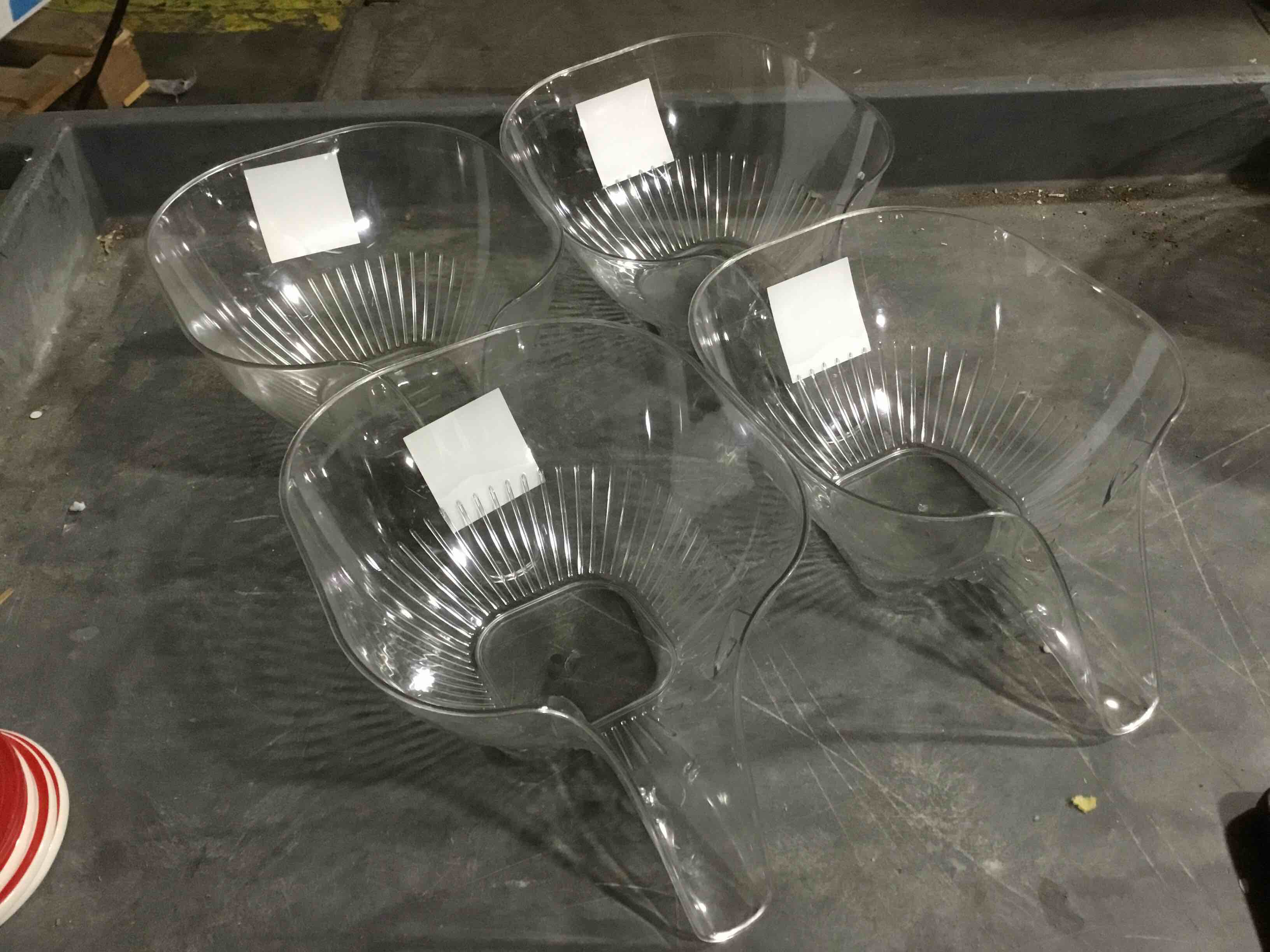 Pack of 4 Plastic Drain Basket