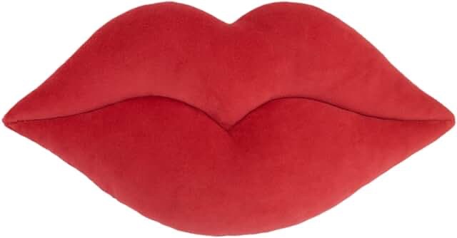 Plush Lip Shaped Toss Red - Room Essentials™