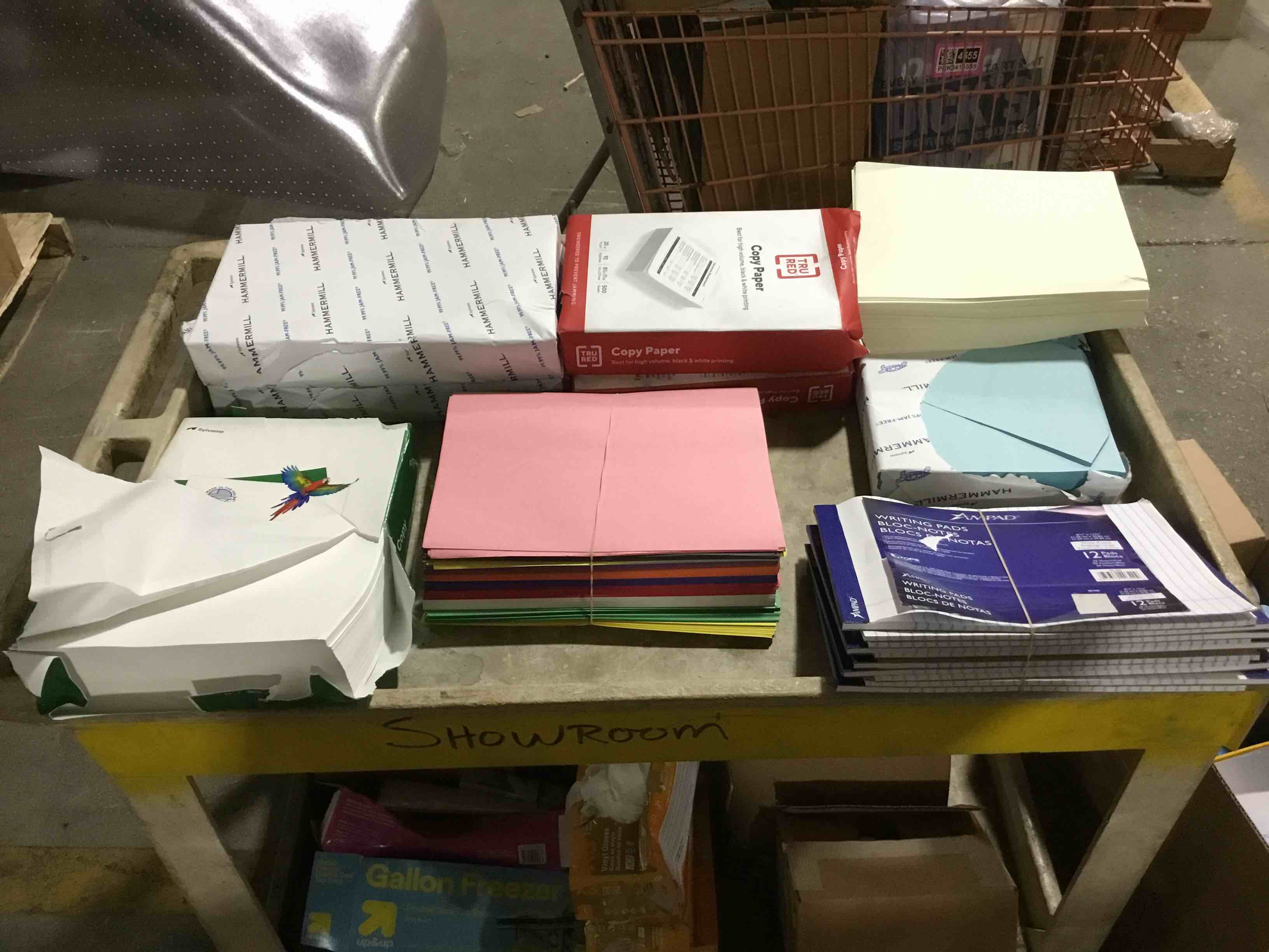 Assorted Box Lot Of Copy Paper 