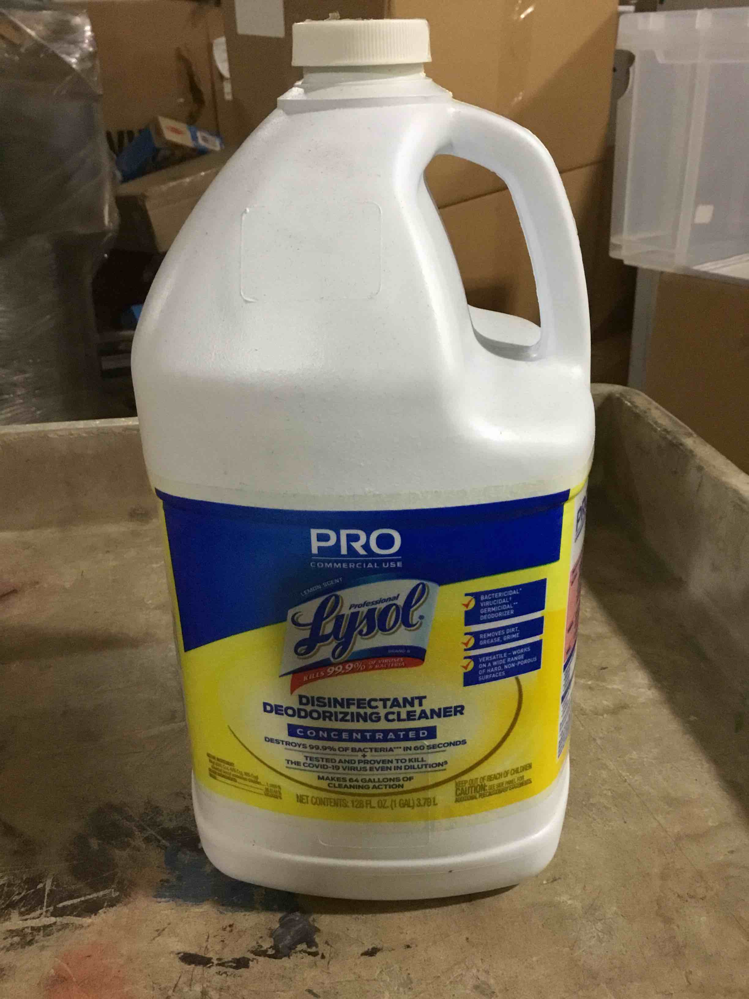 RAC99985 128 oz Lemon Scent Concentrate Deodorizing Cleaner