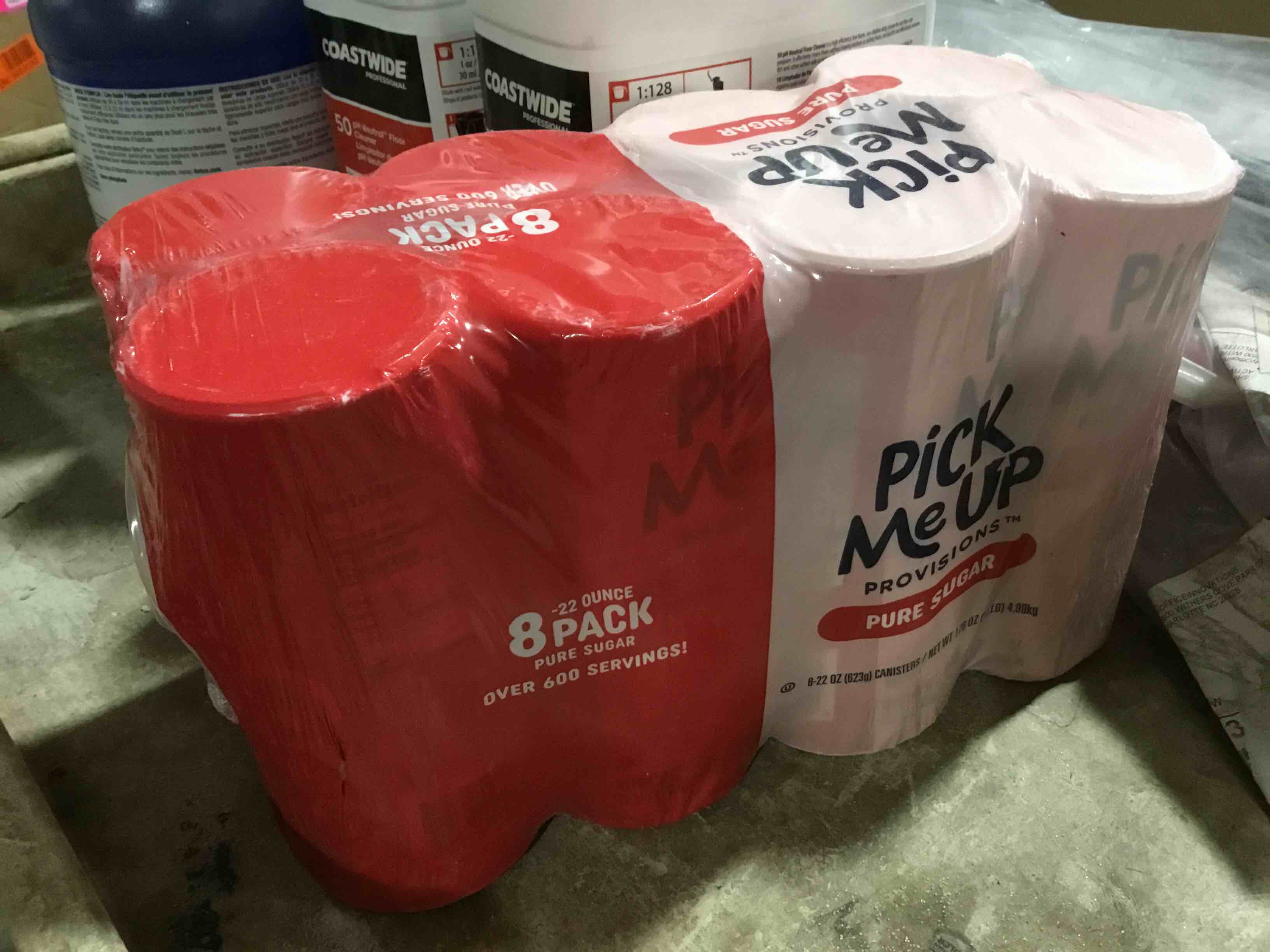 8/Pack Pure Sugar Cane, 22 oz Canister, 8/Pack