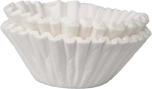 BUNN Commercial Tea & Paper Coffee Filters, 20138.1000 White, 1.5 Gallon, 500 count