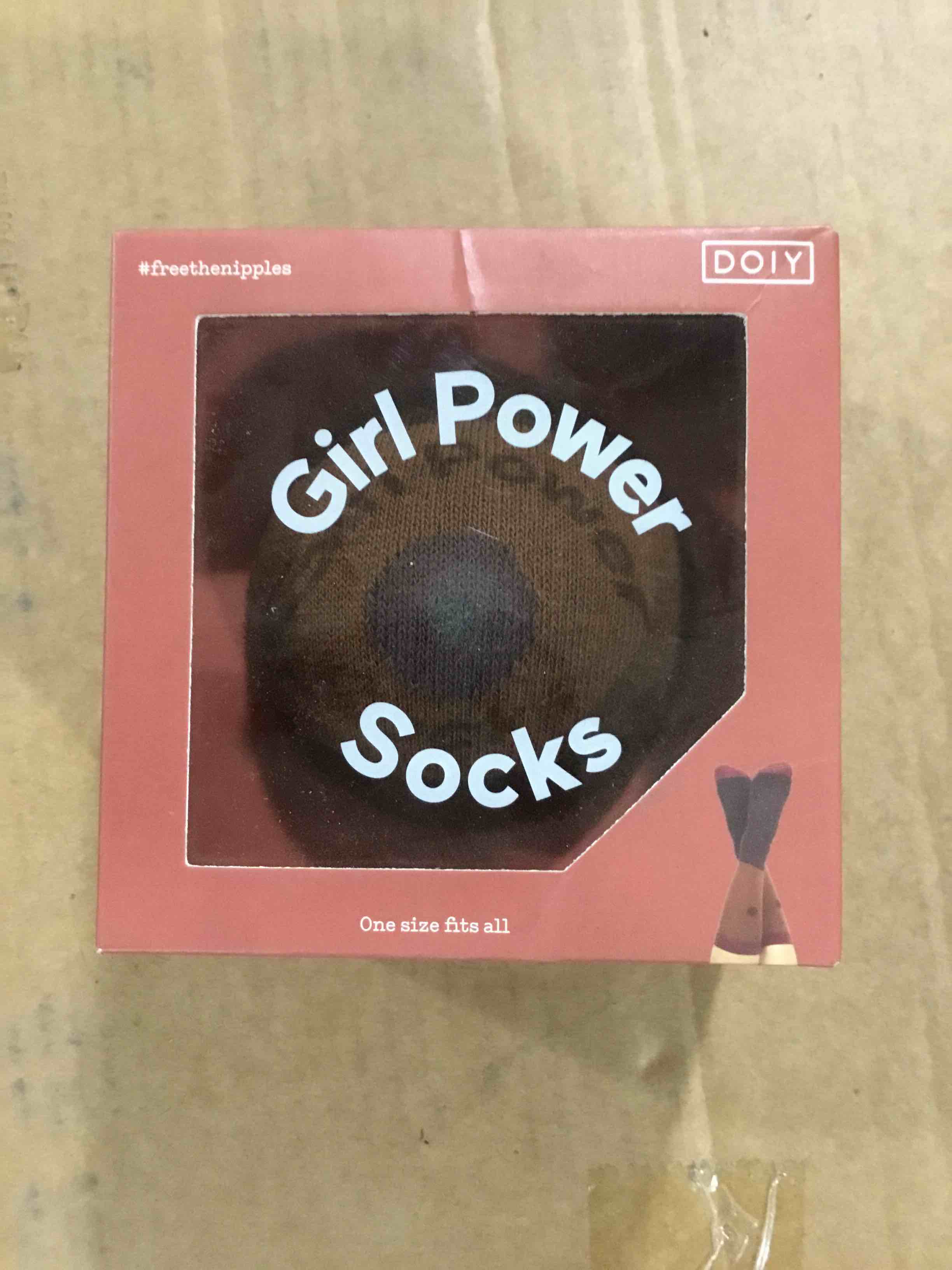 Girl Power Socks, One Size Fits Most 