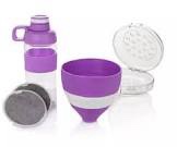 Joy Mangano Purple Carbon Water Filter Bottle