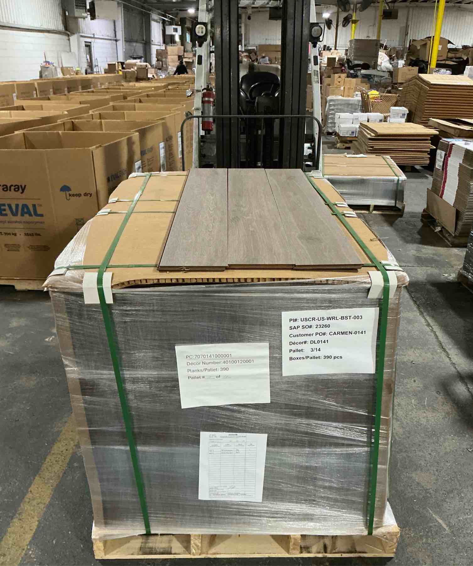 1228.91 12 mm laminate flooring with attached pad 7.5625 inches wide by 60 inches long your bid per sq ft