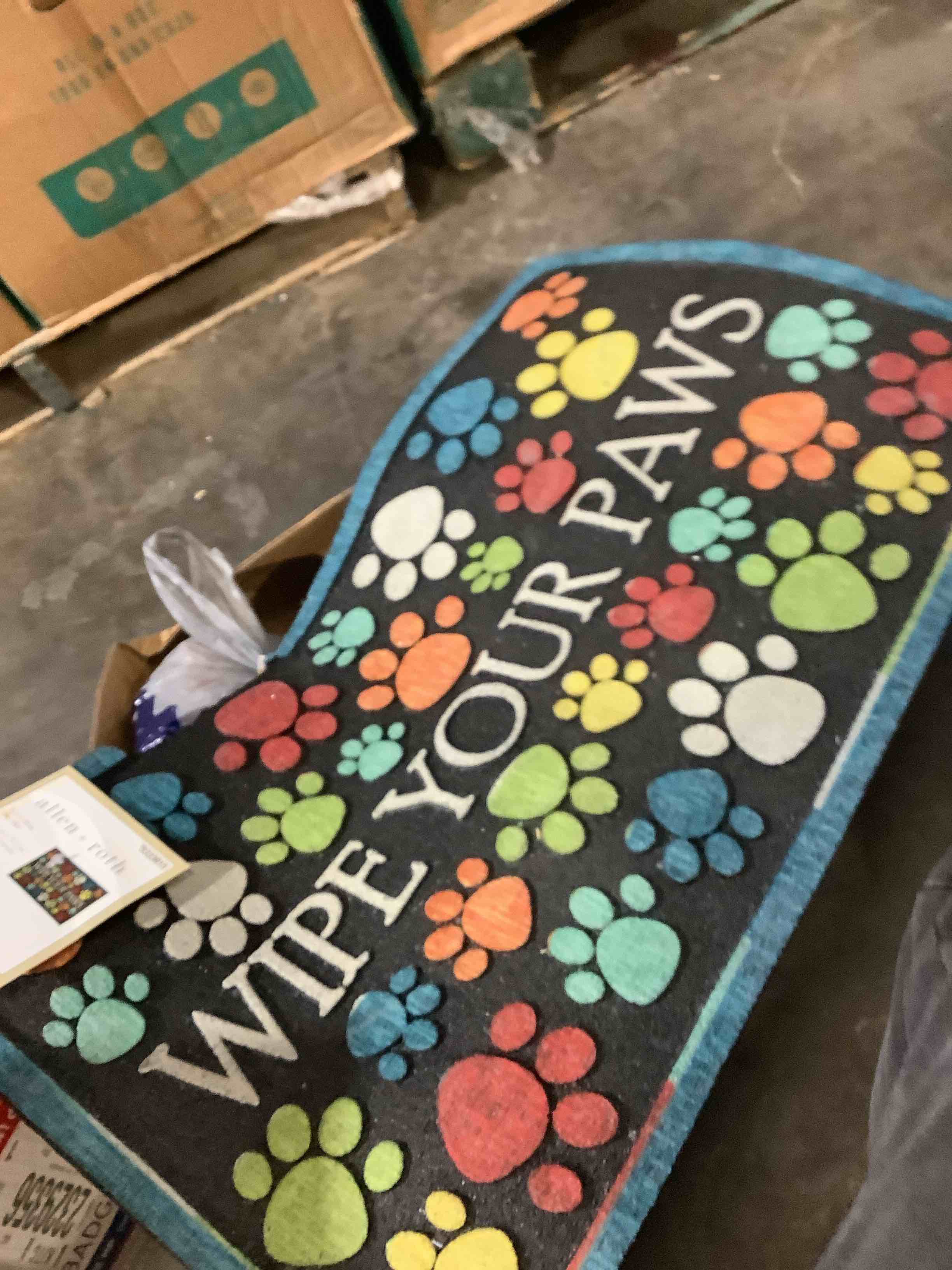 AllenRoth wipe your paws mat