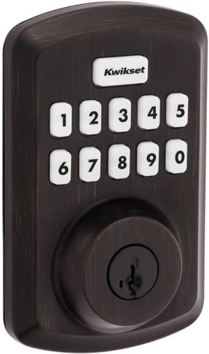 Kwikset 250 TRS 11P SMT Power Keyless Entry Deadbolt  Bronze - Quantity 1