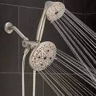 Oxygenics Drench Brushed Nickel 55-Spray Rain Dual Shower Head (B07Y298JCM)