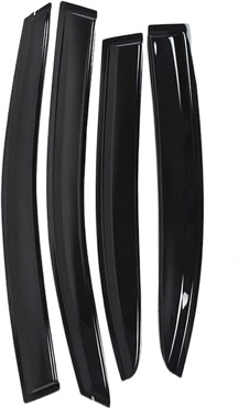 Window Visors Rain Guards Shield Compatible with 2015-2021 Subaru WRX, Window Wind Deflectors Vent Shades for 15-21 Premium Limited STi