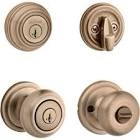 Juno Combo Pack (Entry & Deadbolt) Knob - 991 Series with Smartkey - Clearpack, Similar to stock photo