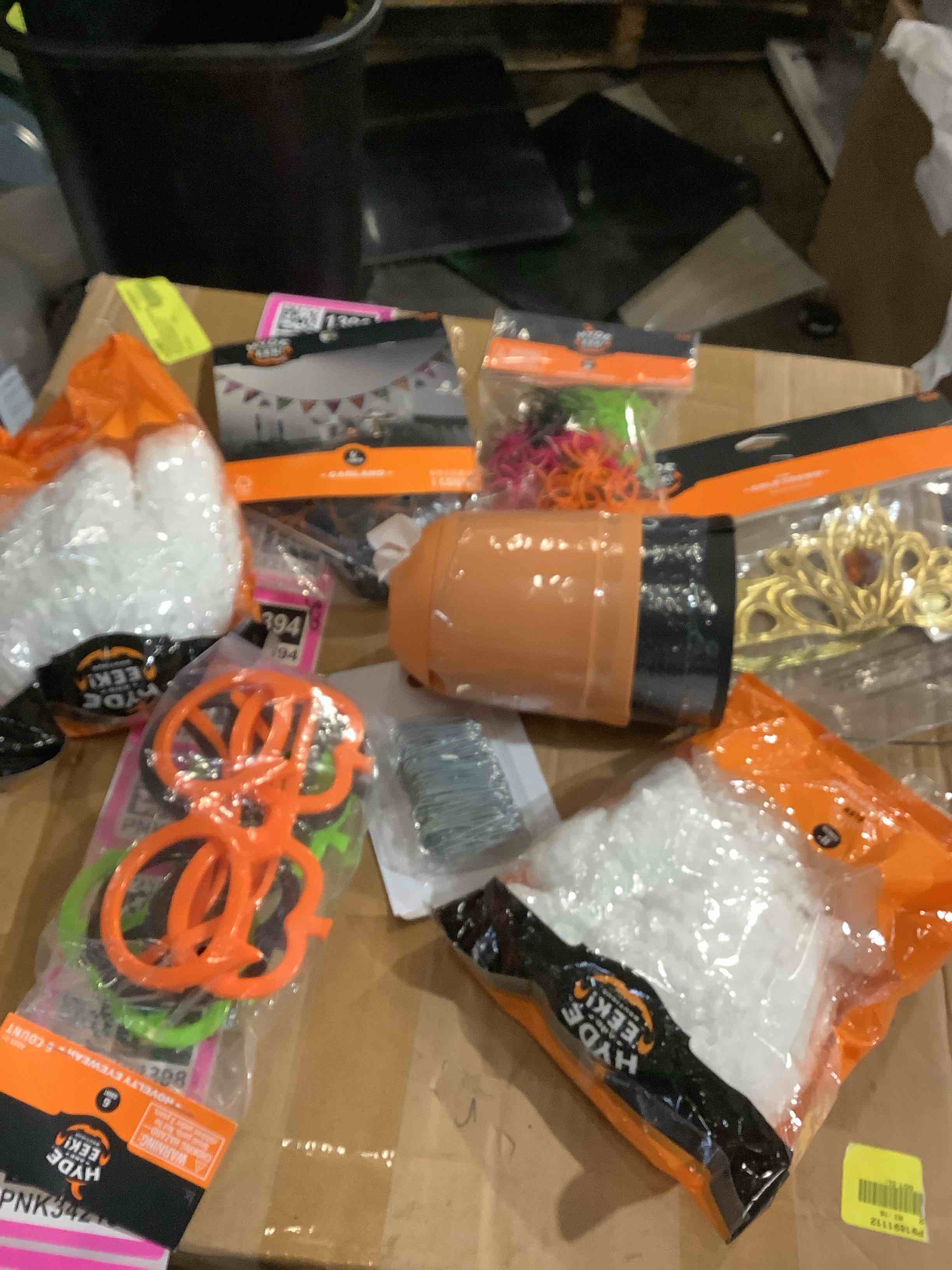 Meant of Halloween decorations ready for next year‘s Halloween