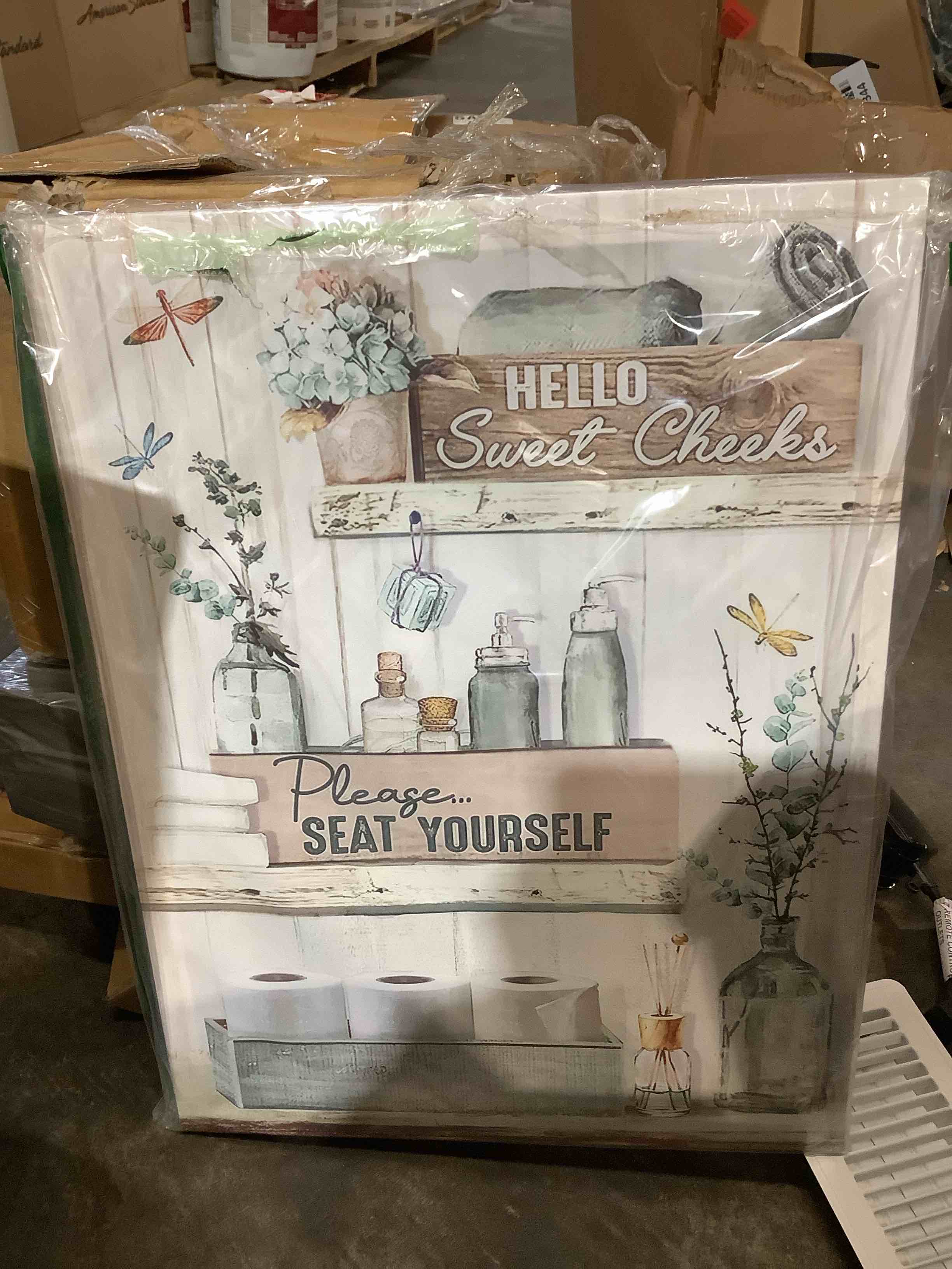 18” x 24” hello sweet cheeks please see yourself picture