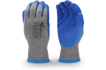 Two pair coated grip gloves