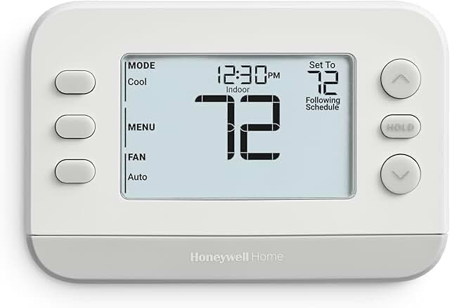 X2P Programmable Thermostat, Conventional/Heat Pump, Flexible Schedule