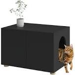 Cat Litter Box Enclosure, Black