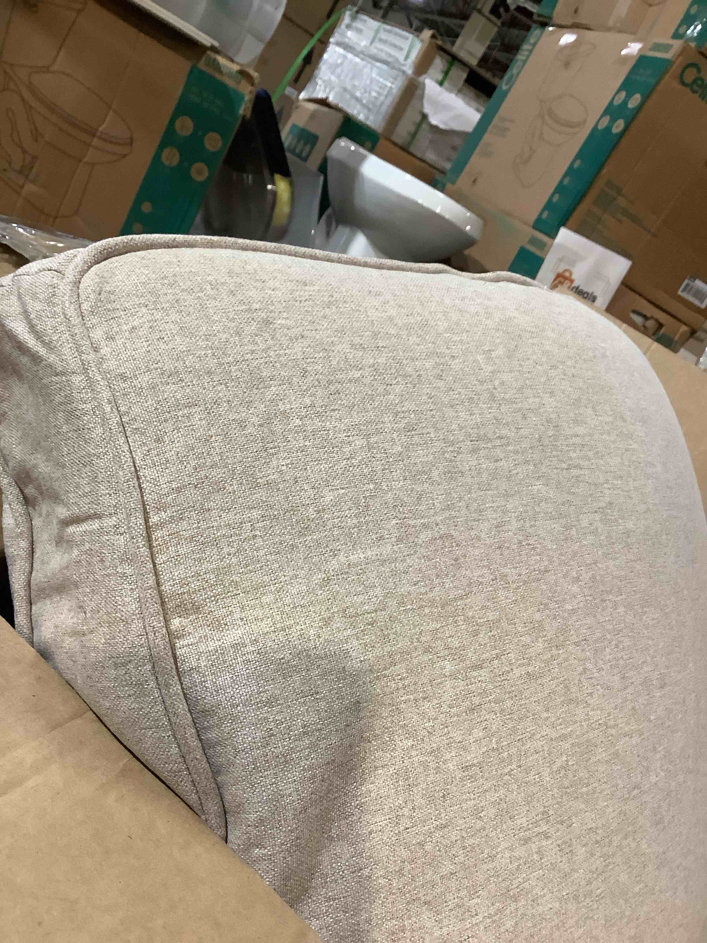 24” x 24” Tan Sofa cushion with washable cover