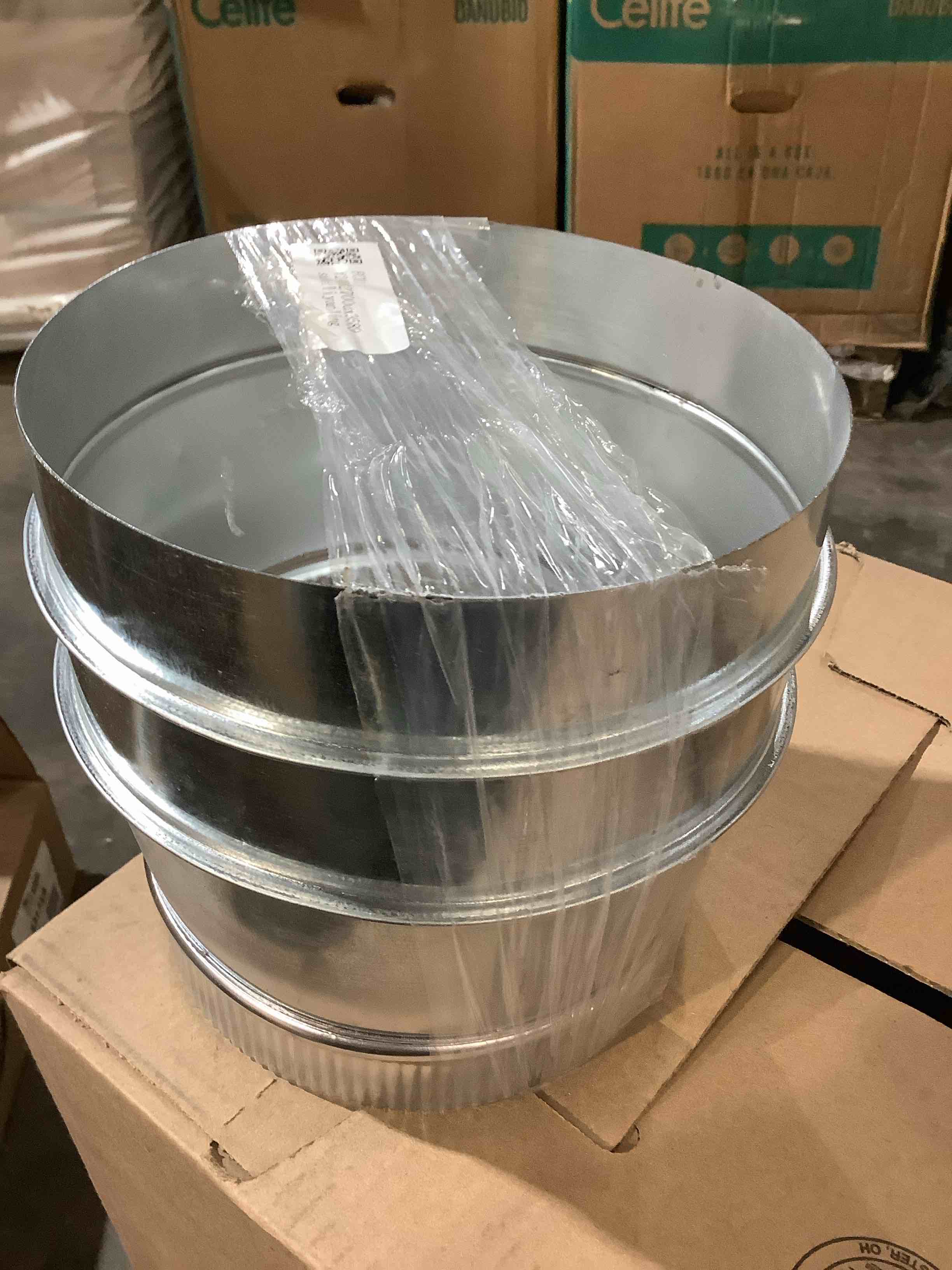 Galvanized Chimney Piece