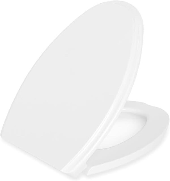 Toilet seat, oval white