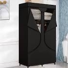 34” Portable Wardrobe Enclosure, gray