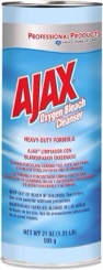 Ajax Oxygen Bleach Powder Cleanser 21 Ounce Can, 4 cans