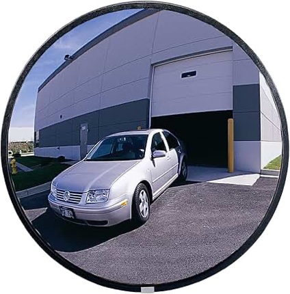 See All SEEN12 Round Glass Convex Mirrors 1 Each, Checked in not broken