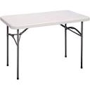 Quill Brand Folding Table, 48L x 24W, Gray Granite (79203/54406), Grey