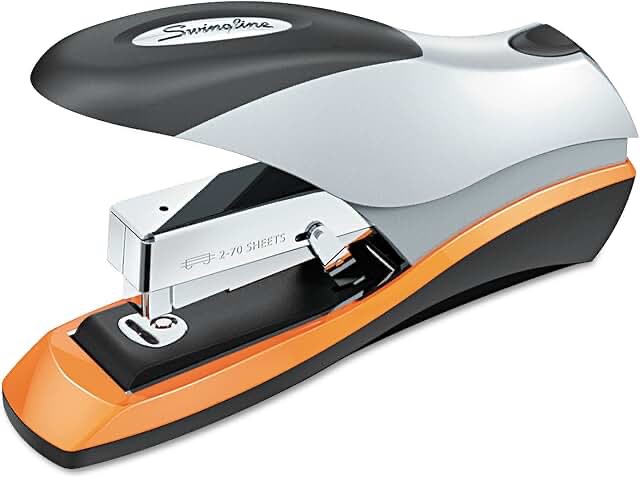 Swingline Optima Desktop Staplers 70-Sheet Capacity Silver/Black (S7087875)