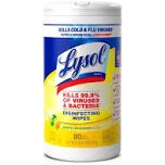 Lysol® Disinfectant Wipes Multi-Surface Antibacterial Cleaning Wipes Lemon and Lime Blossom 80 Count