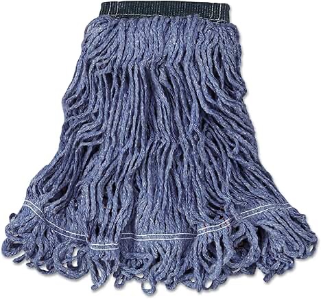Rubbermaid Commercial RCP C152 BLU 20 oz. Swinger Loop Blend Wet Mop Blue