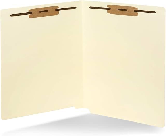 Medical Arts Press Confidential End-Tab Folders- 14 Point, 2 Fasteners, 50/Box (52319) | Quill