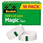 Scotch Magic Tape Value Pack, 3/4 inch x 1000 inch, 1 inch Core, Clear, 16/Pack