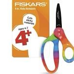 Fiskars 5" Non-Stick Deco Point Kids' Scissors Rainbow