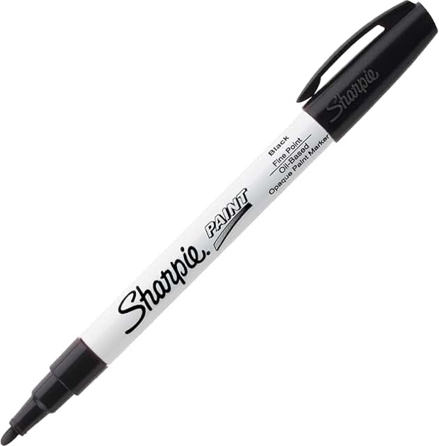 Sanford 255159 Regular Tip Uni Paint Marker  Black - 3 in a pack